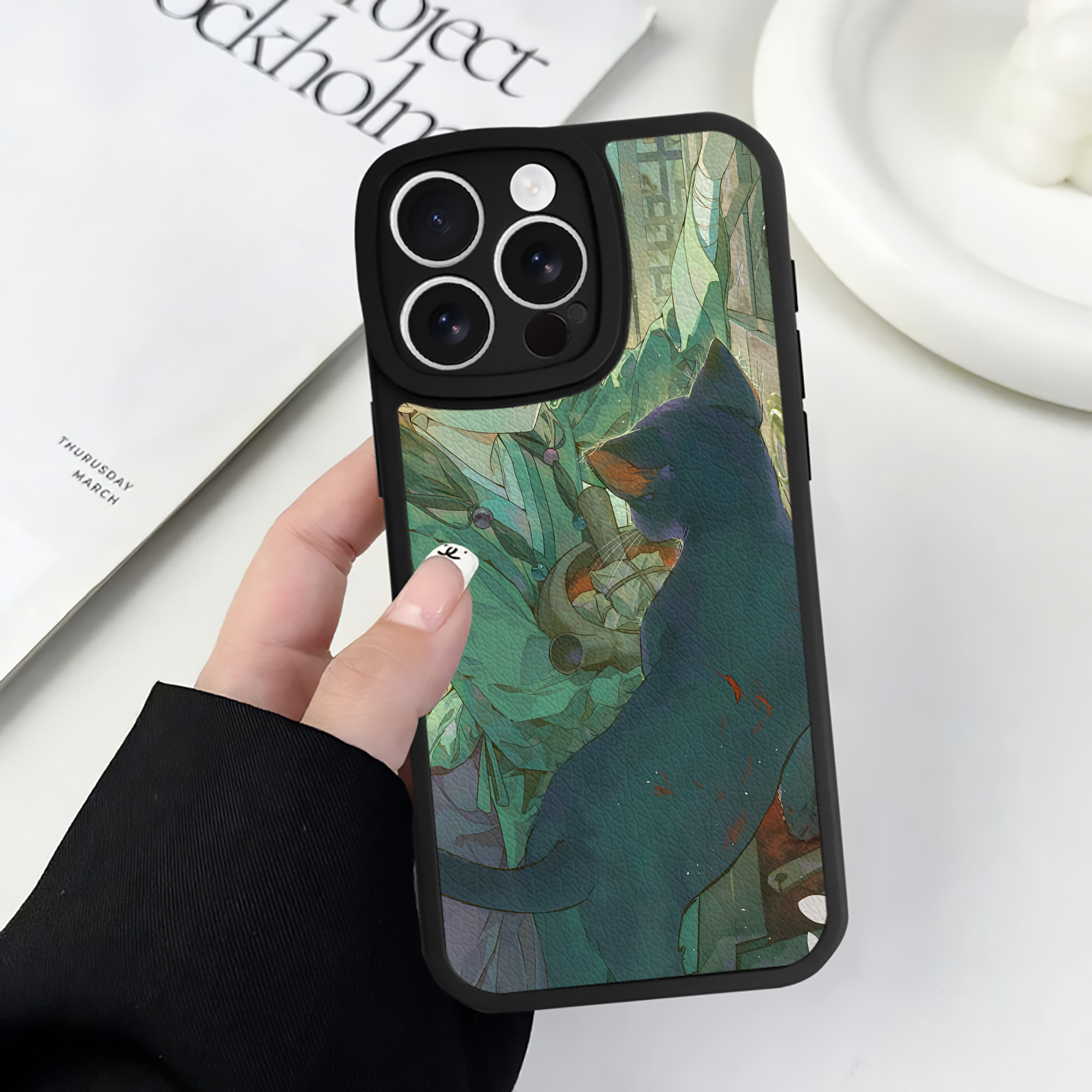 薬屋のひとりごと The Apothecary Diaries 【iPhone 16シリーズ対応】シリコンスマホケース（レザー調） 材質：シリコン